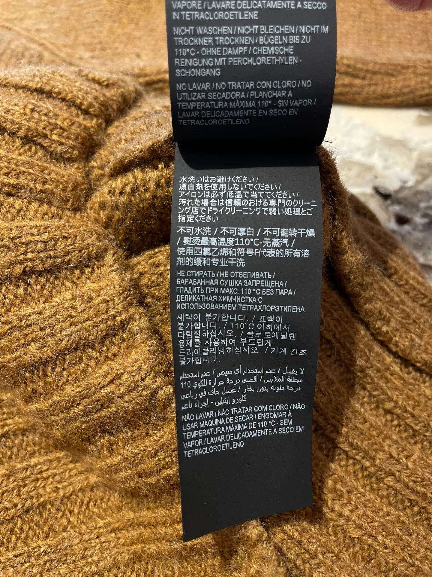 Saint Laurent Paris Saint Laurent Brown Turtleneck Sweater Size S / US 4 / IT 40 - 5 Thumbnail