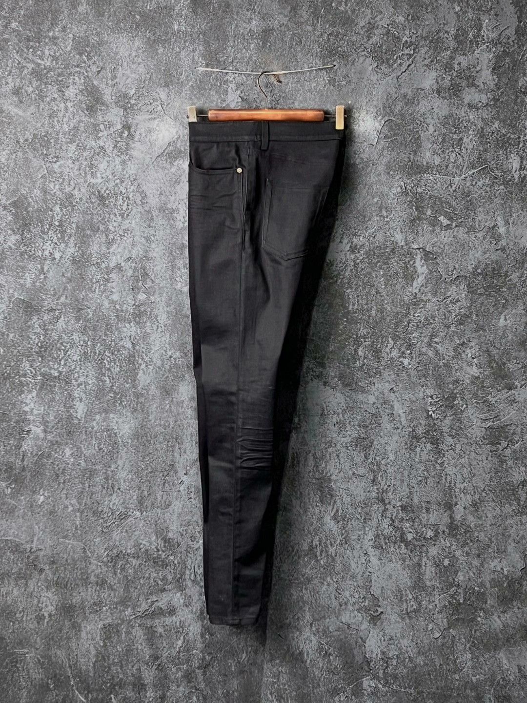 Saint Laurent Paris SAINT LAURENT Black Cotton Slim Jeans Size US 30 / EU 46 - 7 Thumbnail