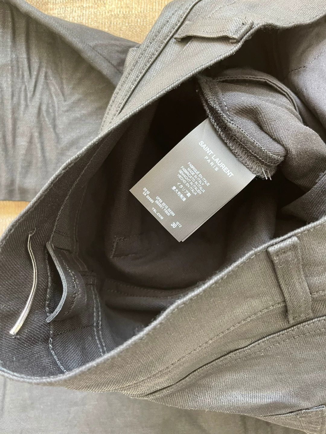 Saint Laurent Paris Saint Laurent Black Denim Jeans Size US 30 / EU 46 - 6 Thumbnail