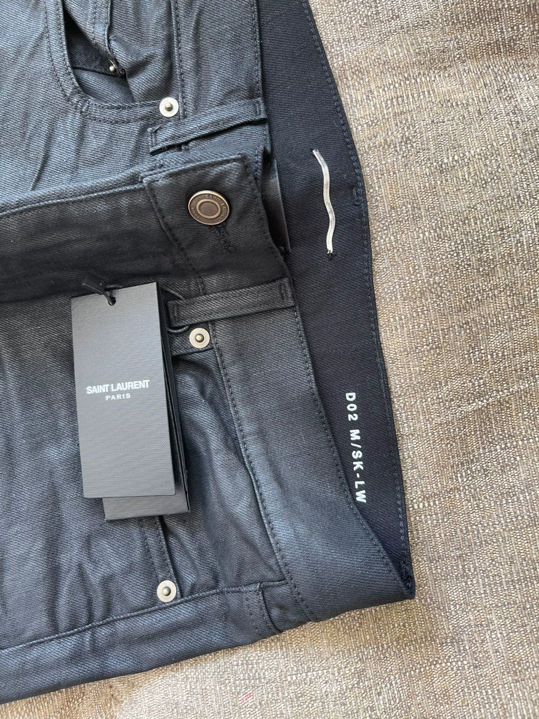 Saint Laurent Paris Saint Laurent Black Denim Jeans Size US 30 / EU 46 - 3 Thumbnail