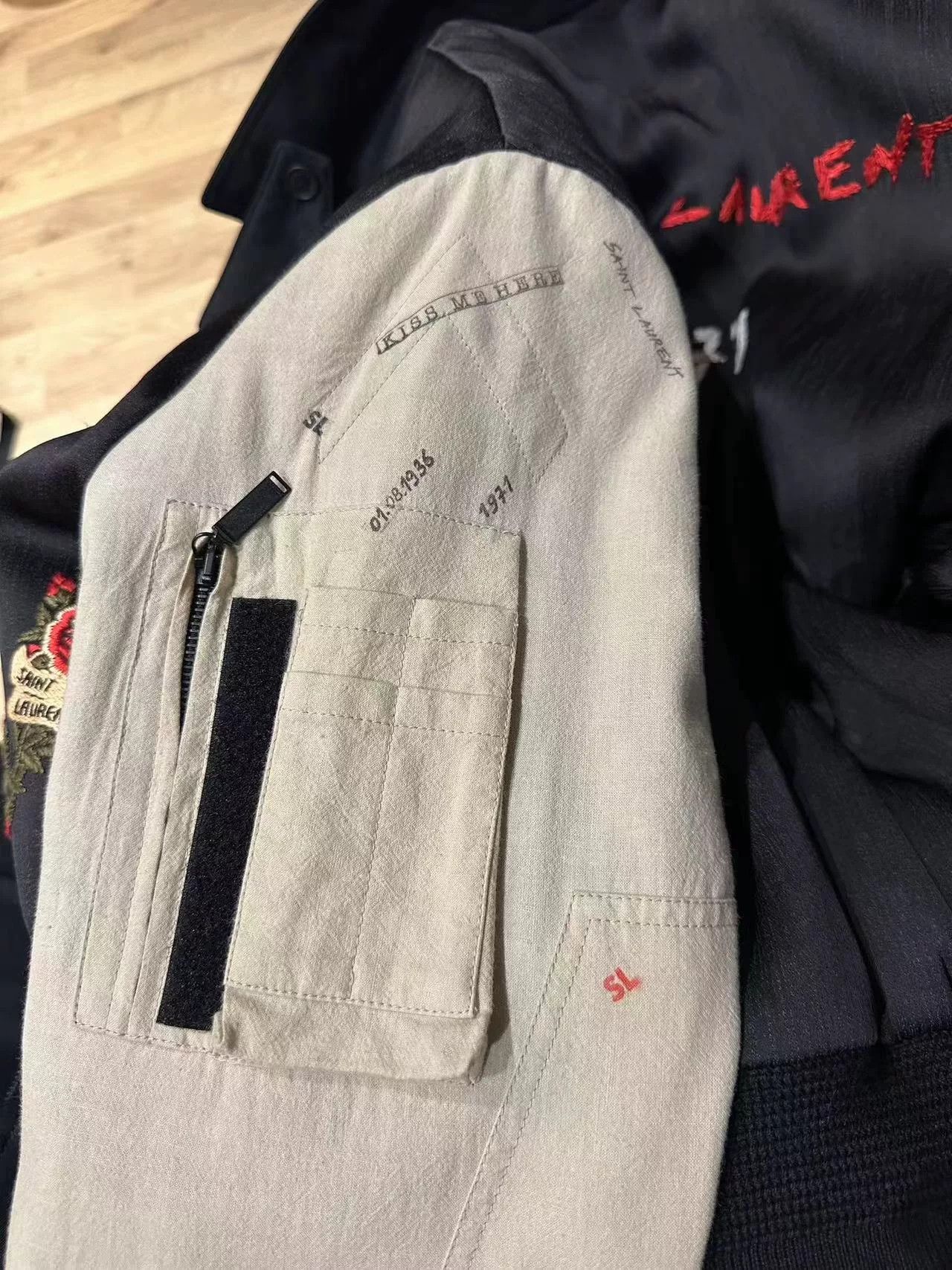 Saint Laurent Paris Saint Laurent Embroidered Jacket Size US M / EU 48-50 / 2 - 7 Thumbnail