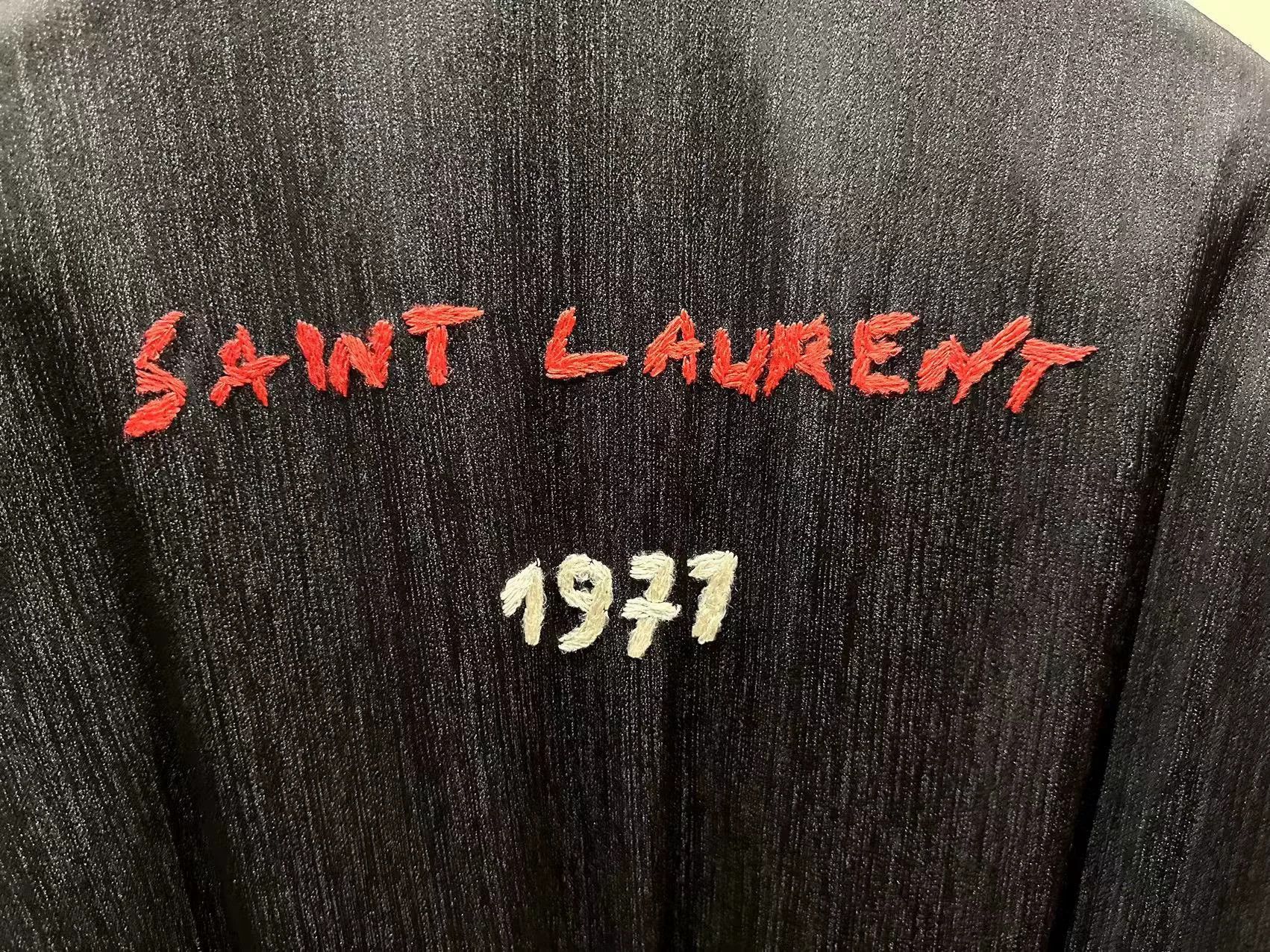 Saint Laurent Paris Saint Laurent Embroidered Jacket Size US M / EU 48-50 / 2 - 4 Thumbnail