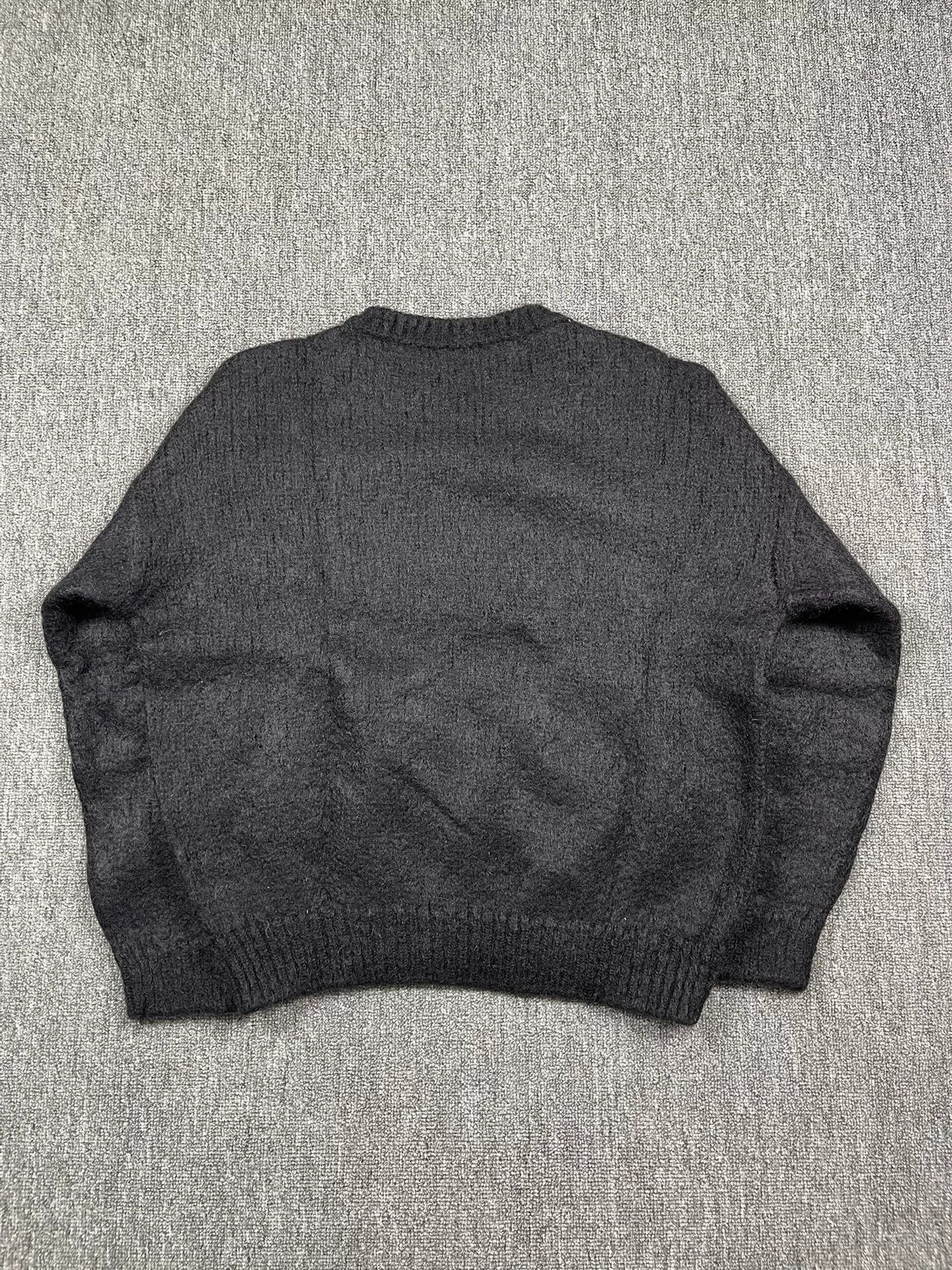 Saint Laurent Paris Saint Laurent FW22 Letter Jacquard Crewneck Sweater Size US XL / EU 56 / 4 - 6 Thumbnail