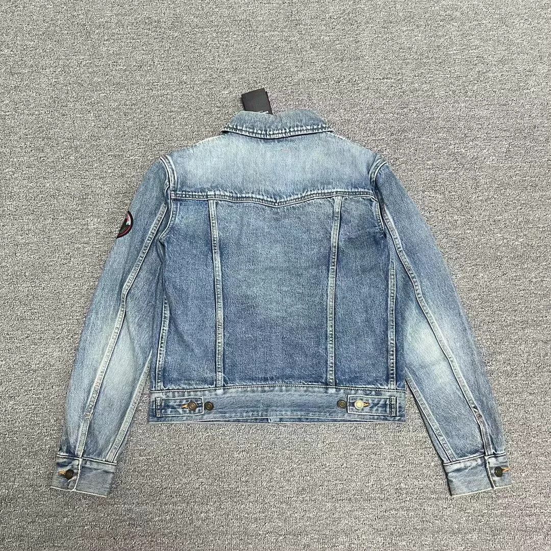 Saint Laurent Paris Saint Laurent SLP Washed Denim Jacket Size US S / EU 44-46 / 1 - 2 Thumbnail