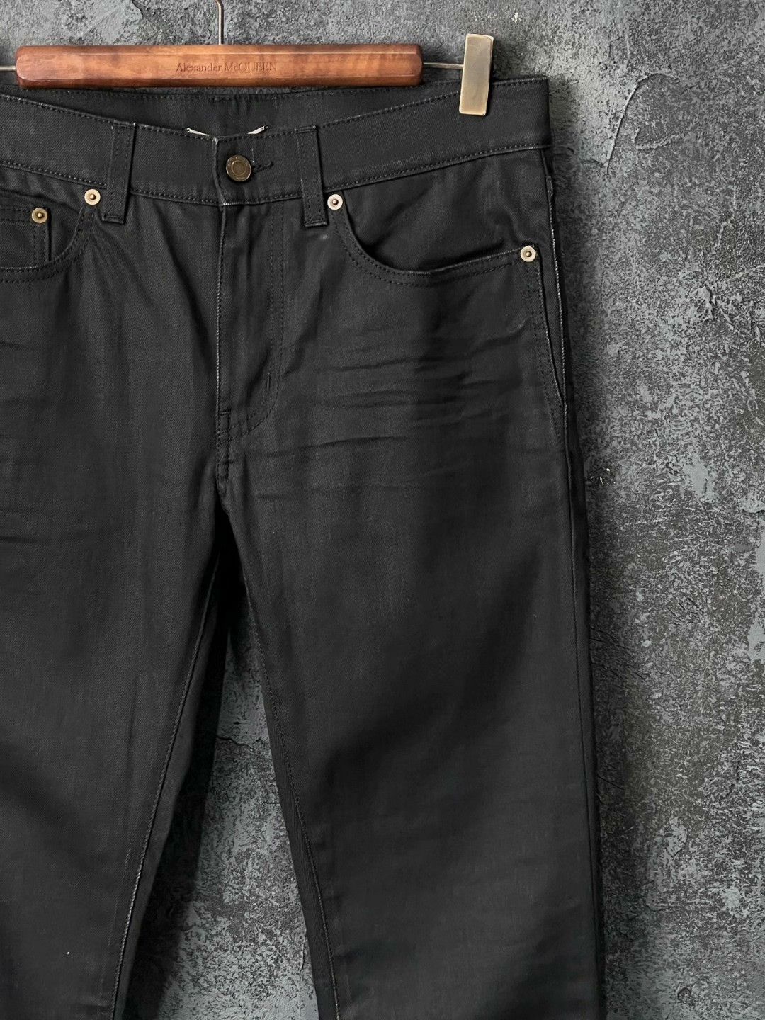 Saint Laurent Paris SAINT LAURENT Black Cotton Jeans Size US 34 / EU 50 - 3 Thumbnail