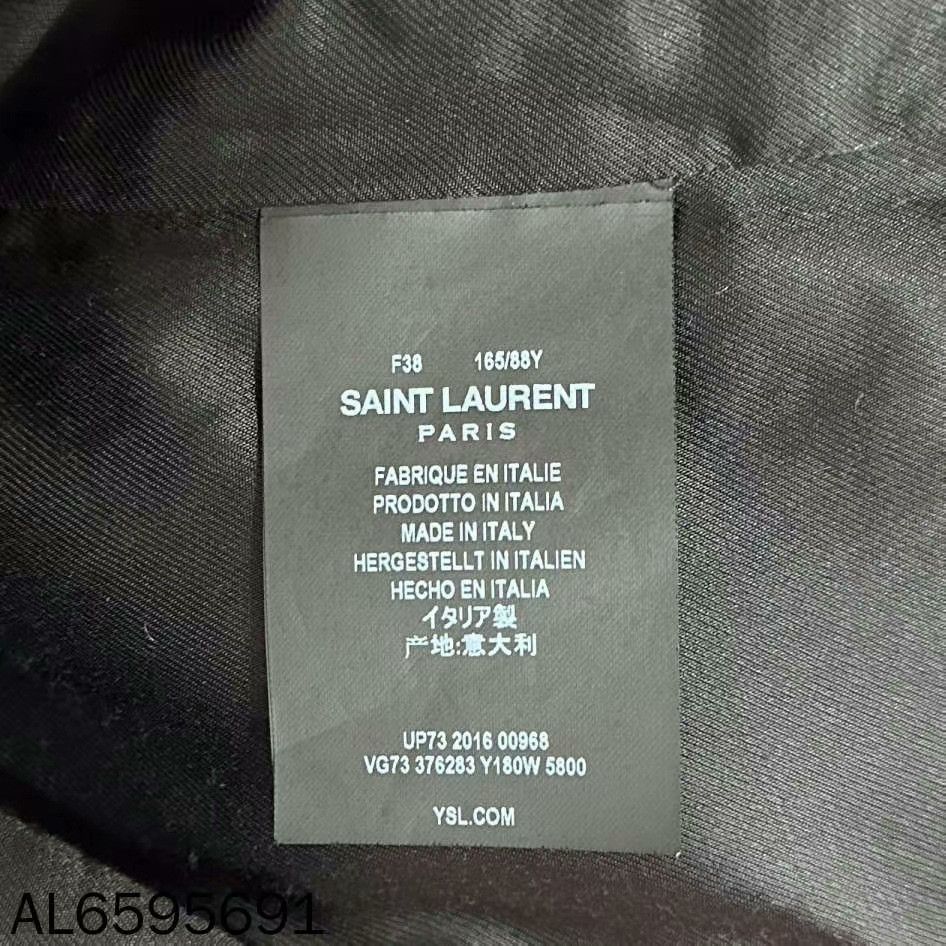 Saint Laurent Paris Pink Saint Laurent Paris Baseball Jacket Size S / US 4 / IT 40 - 6 Thumbnail