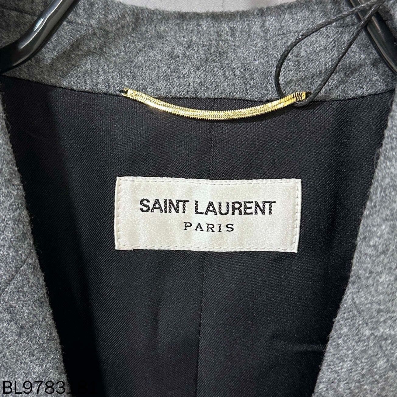 Saint Laurent Paris Saint Laurent Paris Gray Double-Breasted Blazer Size XS / US 0-2 / IT 36-38 - 4 Thumbnail