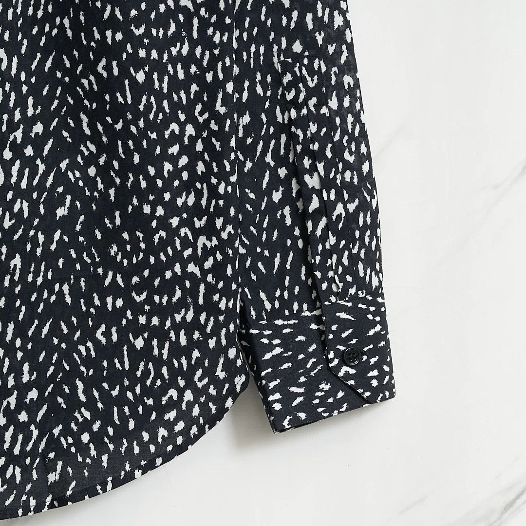 Saint Laurent Paris Saint Laurent Men's Polka Dot Shirt Size US M / EU 48-50 / 2 - 5 Thumbnail