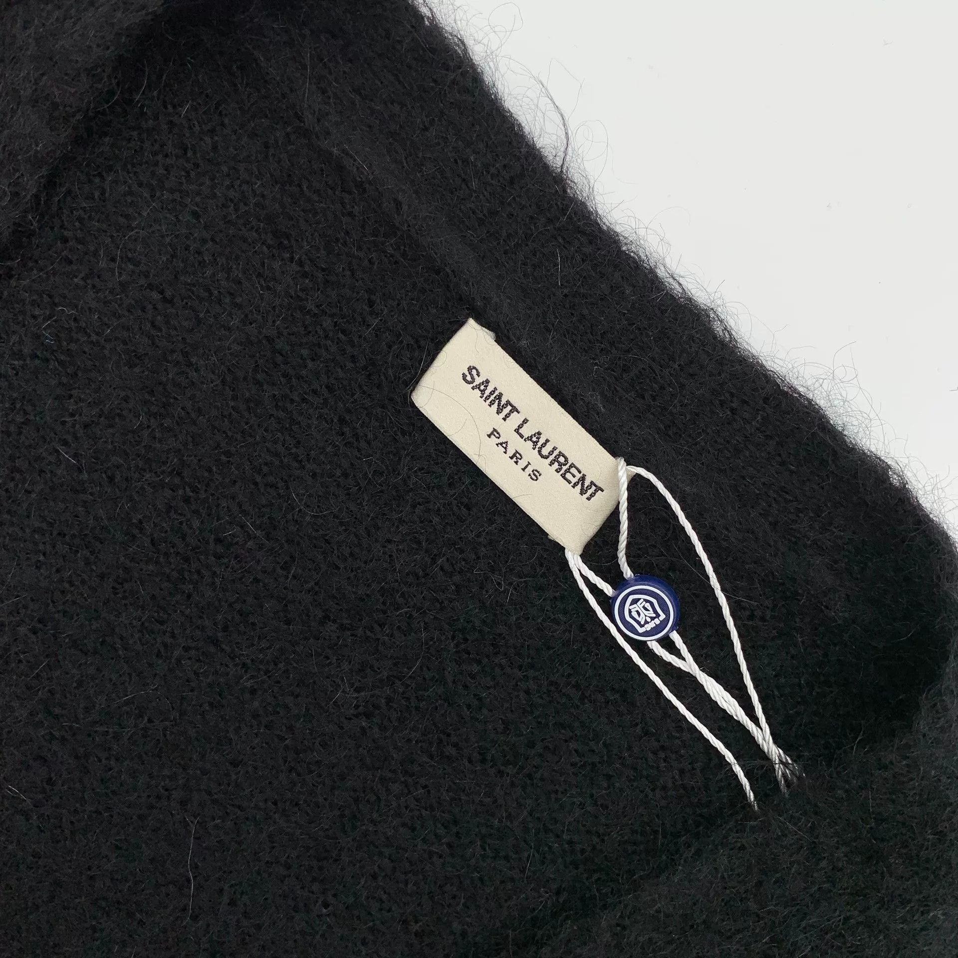 SAINT LAURENT Black Star Sequin Cardigan