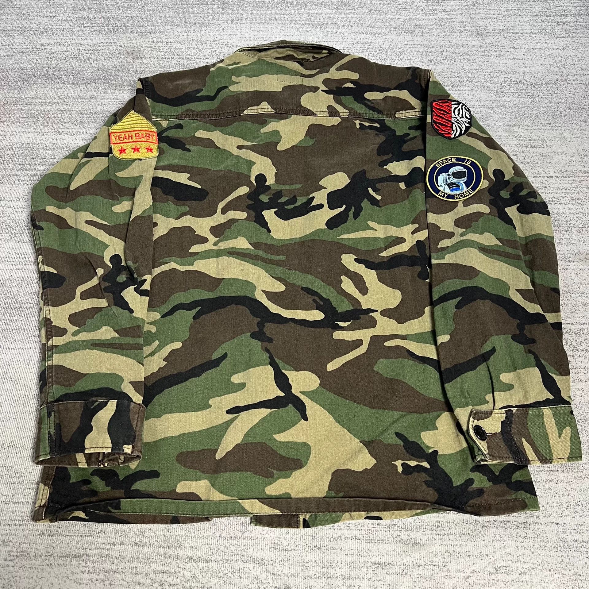 Saint Laurent Paris Saint Laurent Camouflage Utility Jacket Size US M / EU 48-50 / 2 - 2 Thumbnail