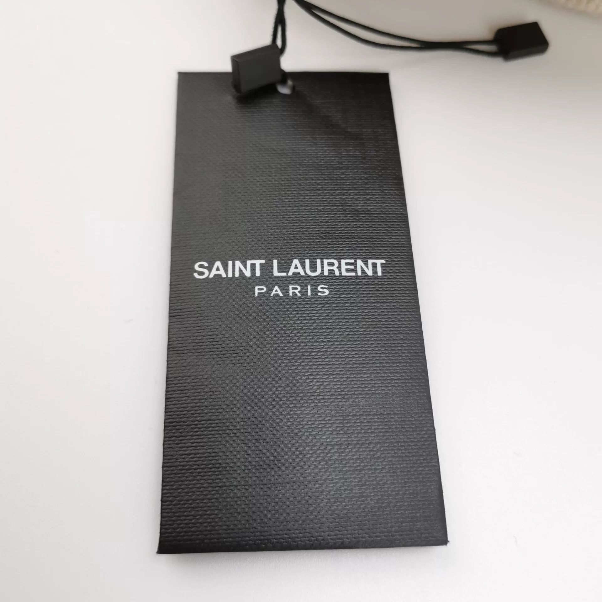 Saint Laurent Paris Saint Laurent Beige Ribbed Crew Neck Sweater Size US L / EU 52-54 / 3 - 4 Thumbnail