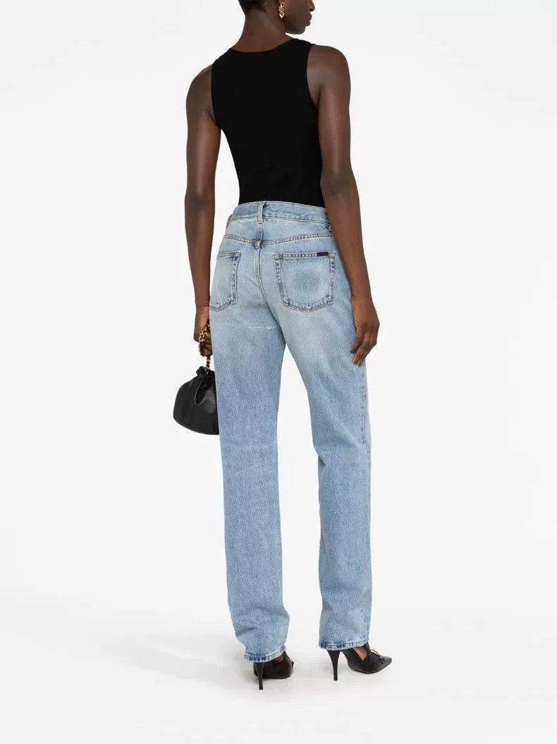 Saint Laurent Paris Saint Laurent 2023 FW Straight Jeans Size 29" - 2 Thumbnail