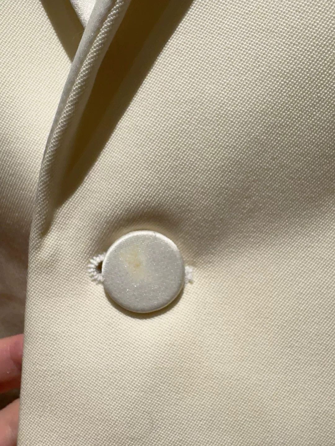 Saint Laurent Paris Saint Laurent Single Button Beige Blazer Size XS / US 0-2 / IT 36-38 - 4 Thumbnail