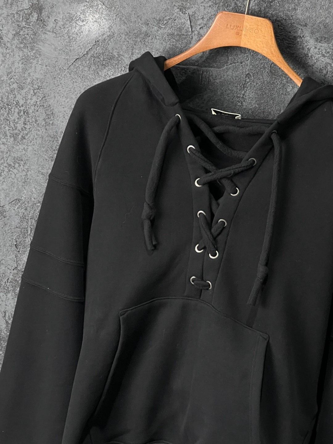 Saint Laurent Paris Saint Laurent Black Cotton Hoodie Size US M / EU 48-50 / 2 - 5 Thumbnail
