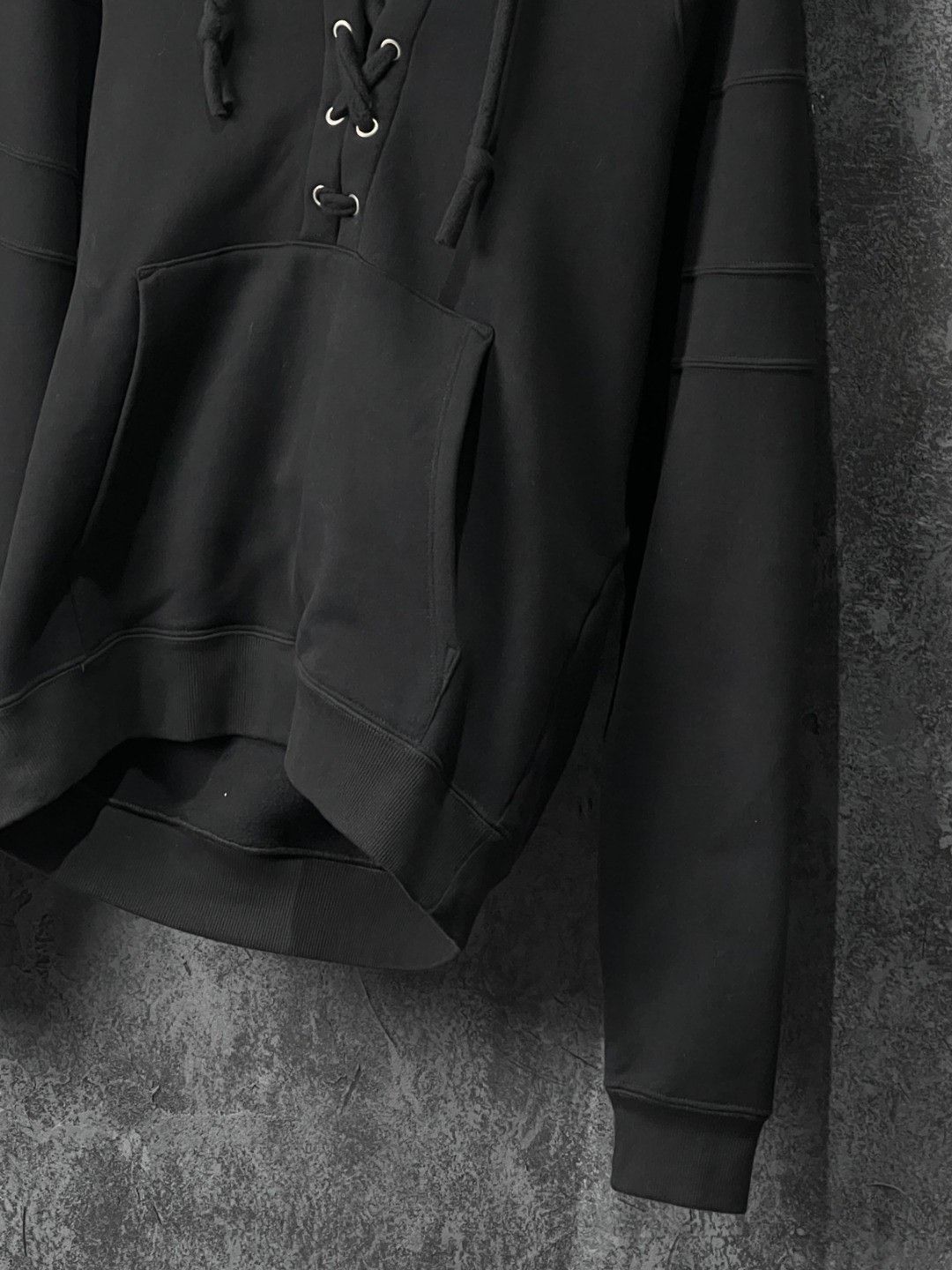 Saint Laurent Paris Saint Laurent Black Cotton Hoodie Size US M / EU 48-50 / 2 - 4 Thumbnail
