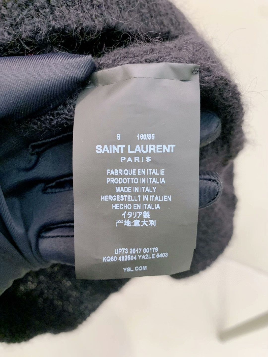 Saint Laurent Paris Saint Laurent Red Lip Blue Sweater Size S / US 4 / IT 40 - 6 Thumbnail