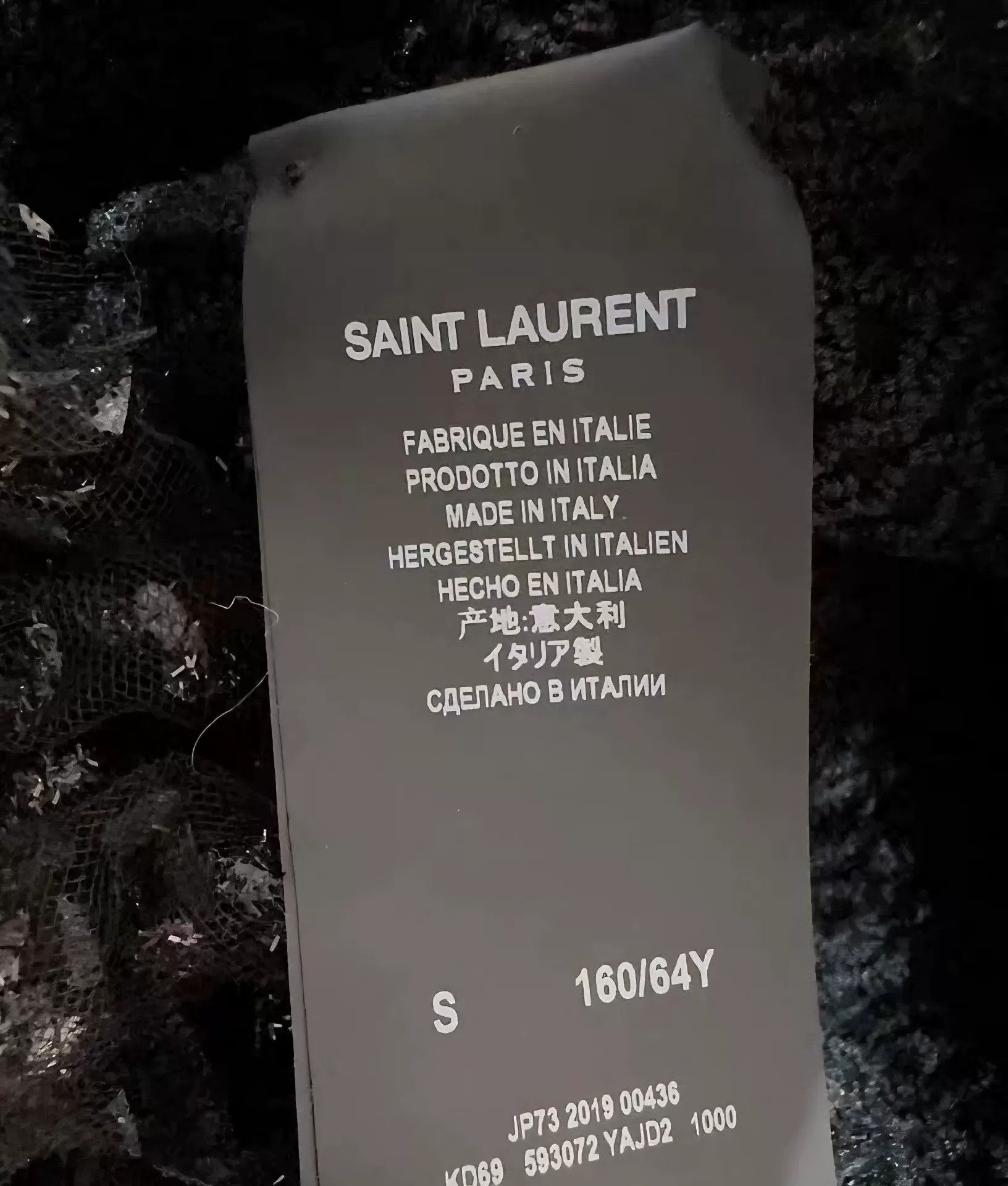 Saint Laurent Paris Saint Laurent Black Lace Dress Size S / US 4 / IT 40 - 4 Thumbnail