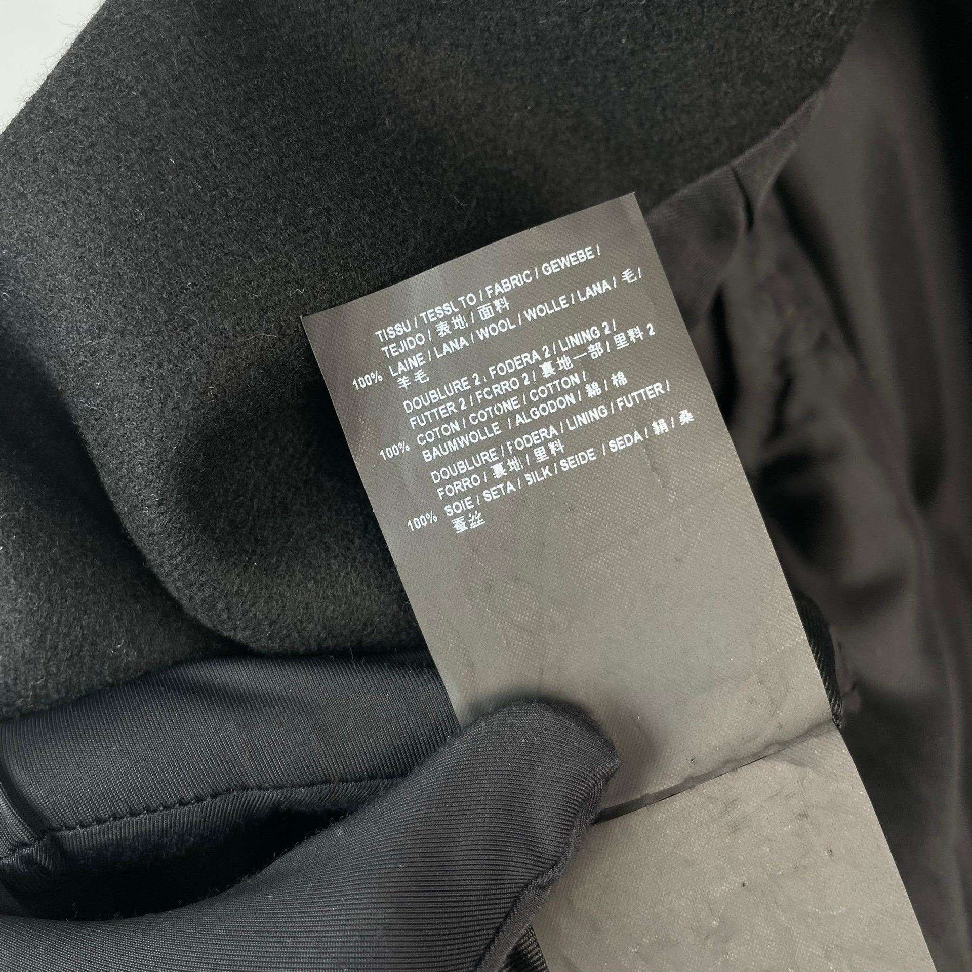 Saint Laurent Paris Saint Laurent Black Wool/Silk Blazer Size US M / EU 48-50 / 2 - 4 Thumbnail