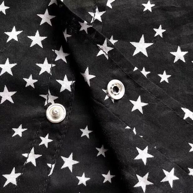 Saint Laurent Paris Saint Laurent Men's Black Star Shirt Size US M / EU 48-50 / 2 - 5 Thumbnail