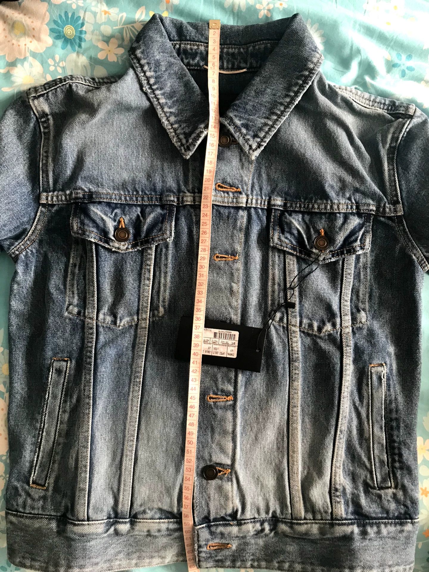 Saint Laurent Paris Saint Laurent Washed Denim Jacket Size US S / EU 44-46 / 1 - 5 Thumbnail