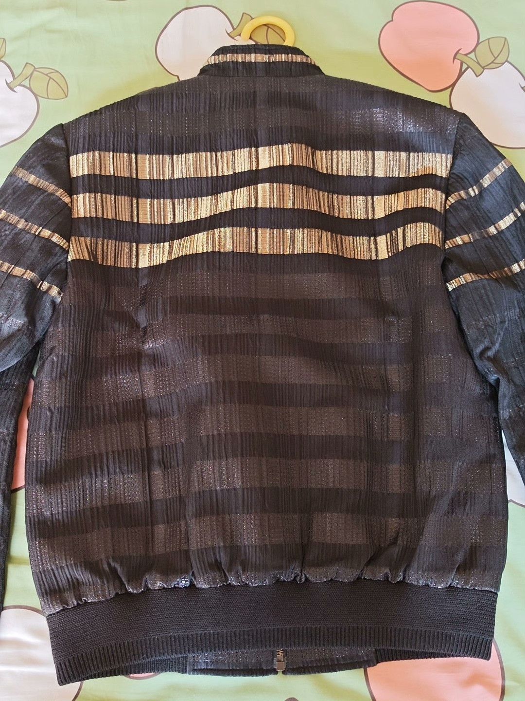 Saint Laurent Paris Saint Laurent Black Gold Stripe Jacket Size US S / EU 44-46 / 1 - 4 Thumbnail