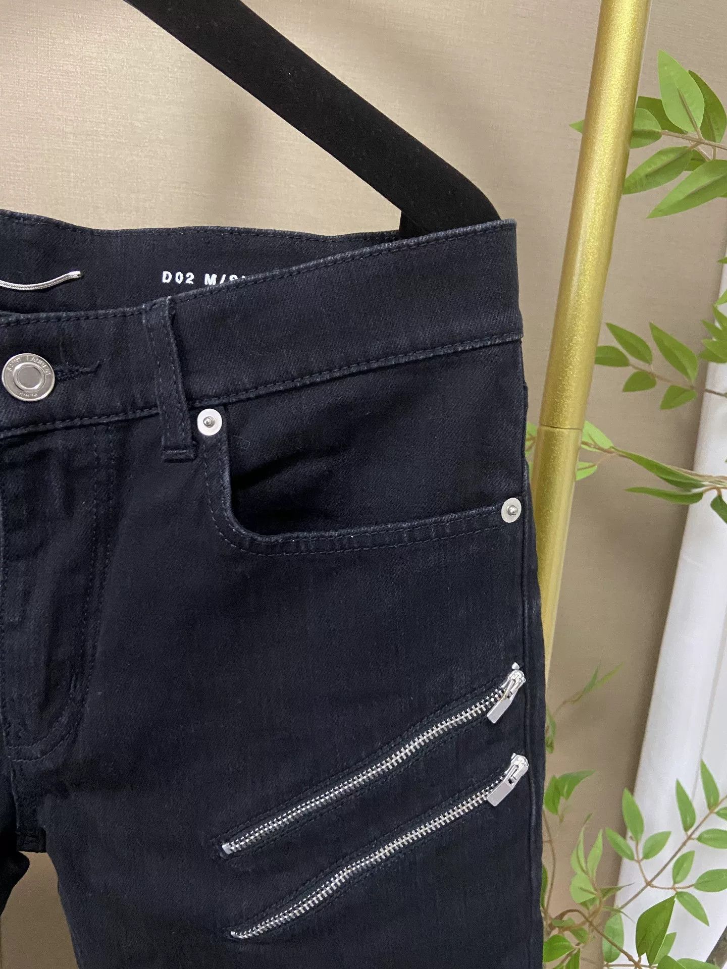 Saint Laurent Paris Saint Laurent Five-Zipper Black Jeans Size US 30 / EU 46 - 4 Thumbnail