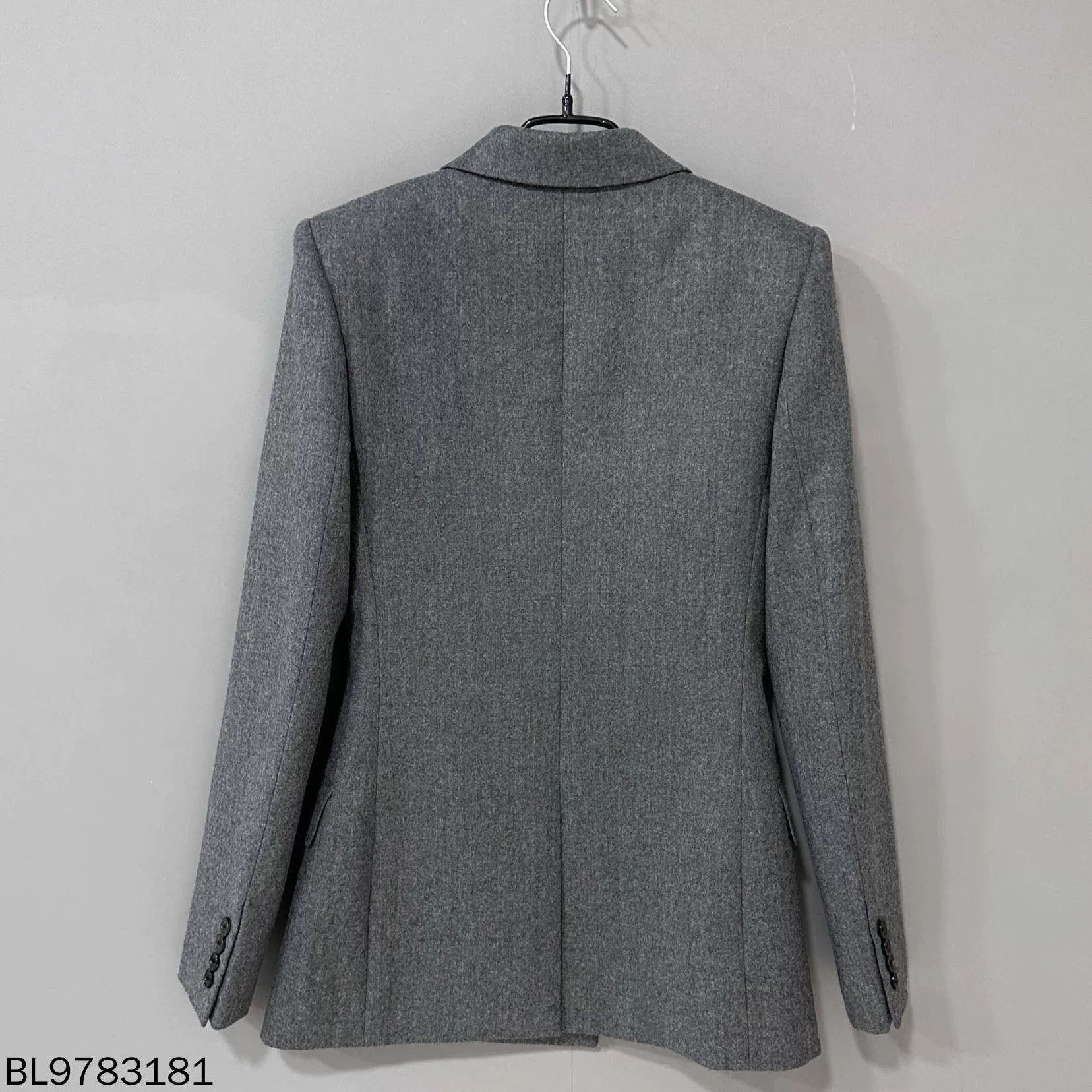 Saint Laurent Paris Saint Laurent Gray Peak Lapel Blazer Size XS / US 0-2 / IT 36-38 - 5 Thumbnail