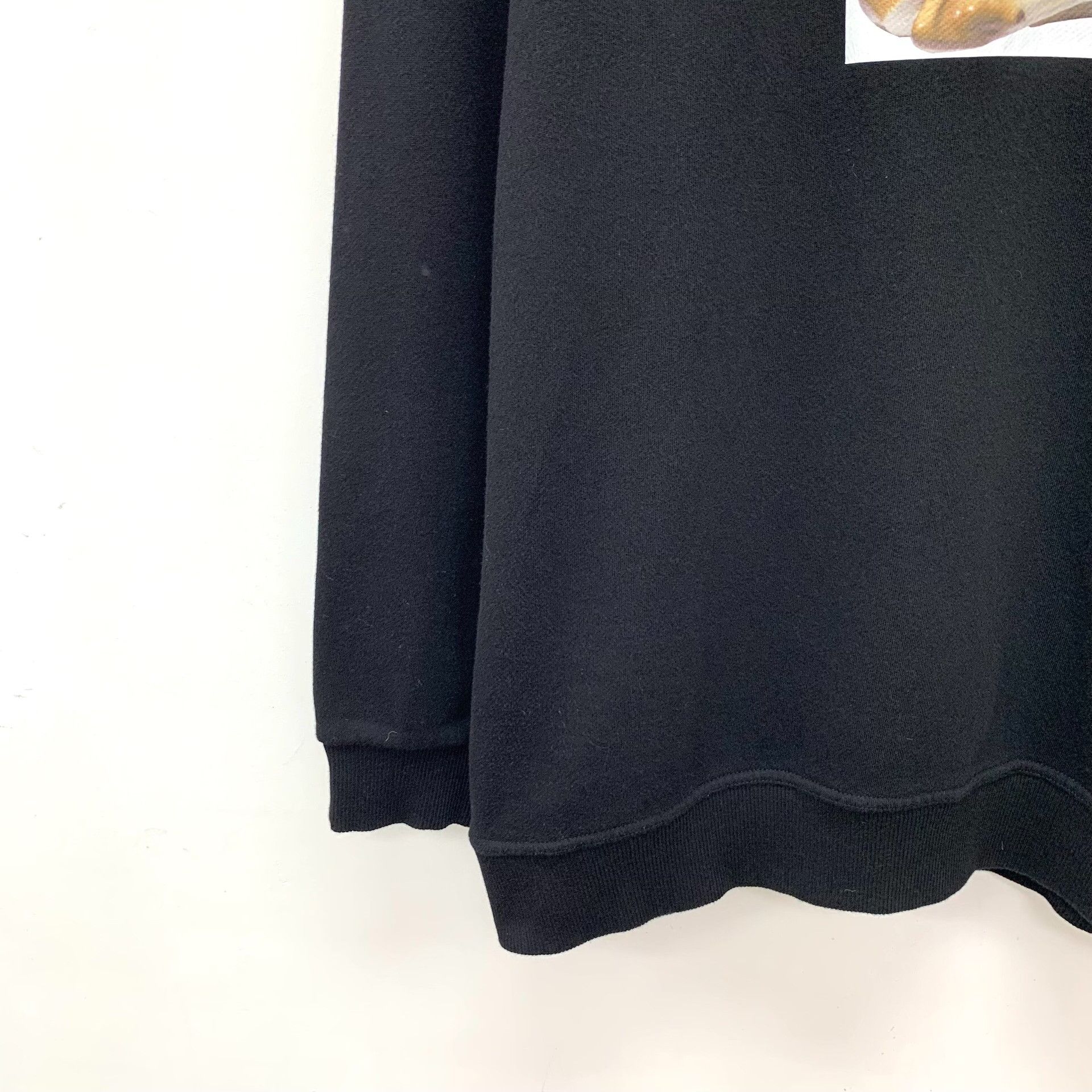 Burberry Burberry Printed Black Hoodie XL Men Size US XL / EU 56 / 4 - 4 Thumbnail