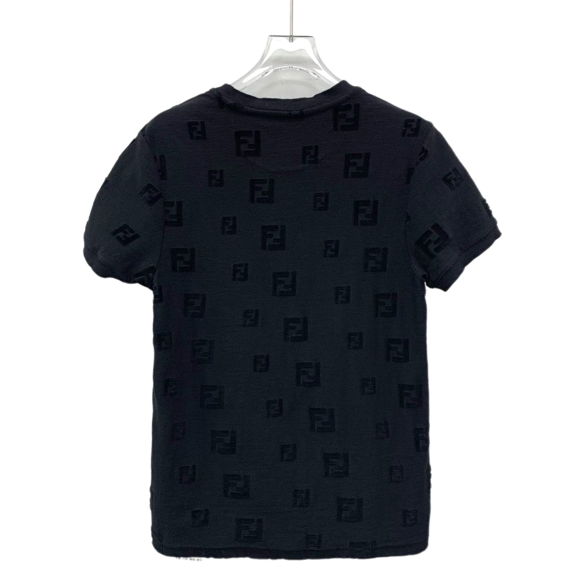Fendi Fendi Cotton Black T-Shirt XS Women Size XS / US 0-2 / IT 36-38 - 2 Thumbnail