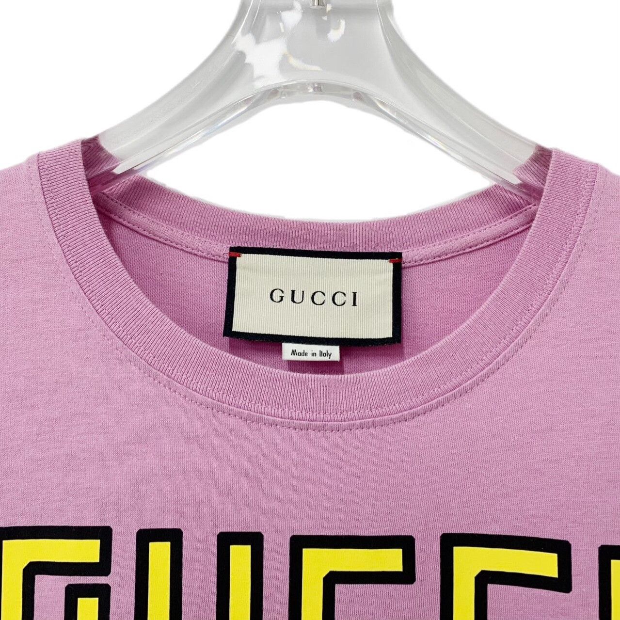Gucci Gucci Cotton Printed Pink T-Shirt XXS Women Size XXS / US 00 / IT 34 - 4 Thumbnail