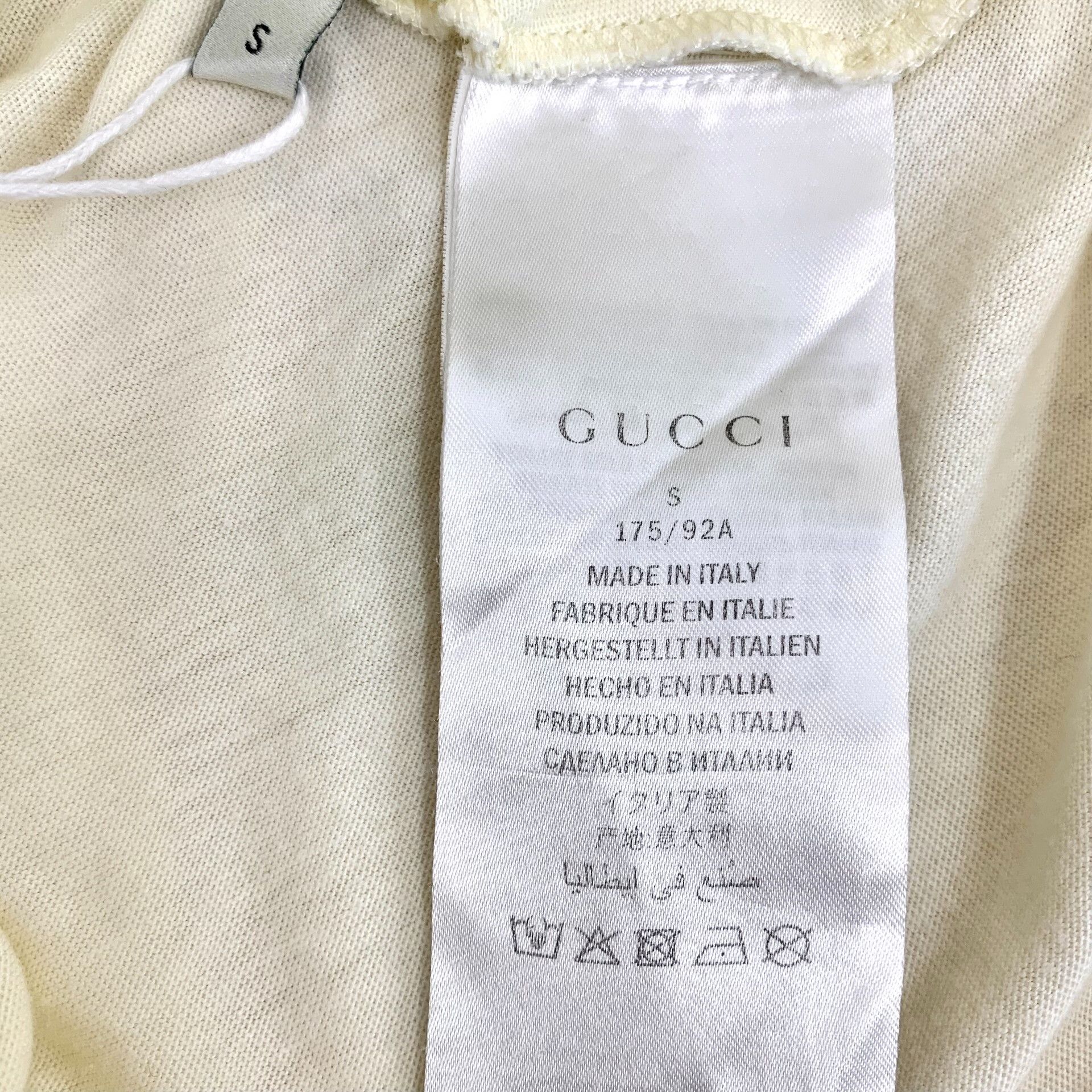 Gucci Gucci Retro Printed White T-Shirt S Women Size S / US 4 / IT 40 - 8 Thumbnail