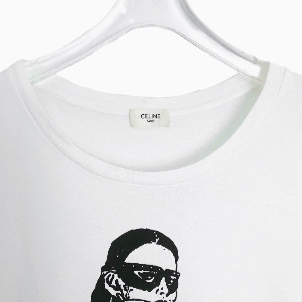 Celine Celine Cotton Printed White T-Shirt M Women Size M / US 6-8 / IT 42-44 - 4 Thumbnail