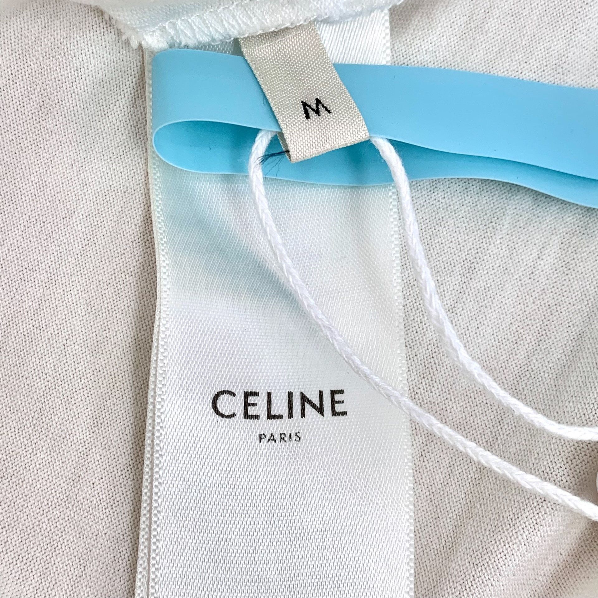 Celine Celine Cotton Printed White T-Shirt M Women Size M / US 6-8 / IT 42-44 - 7 Thumbnail