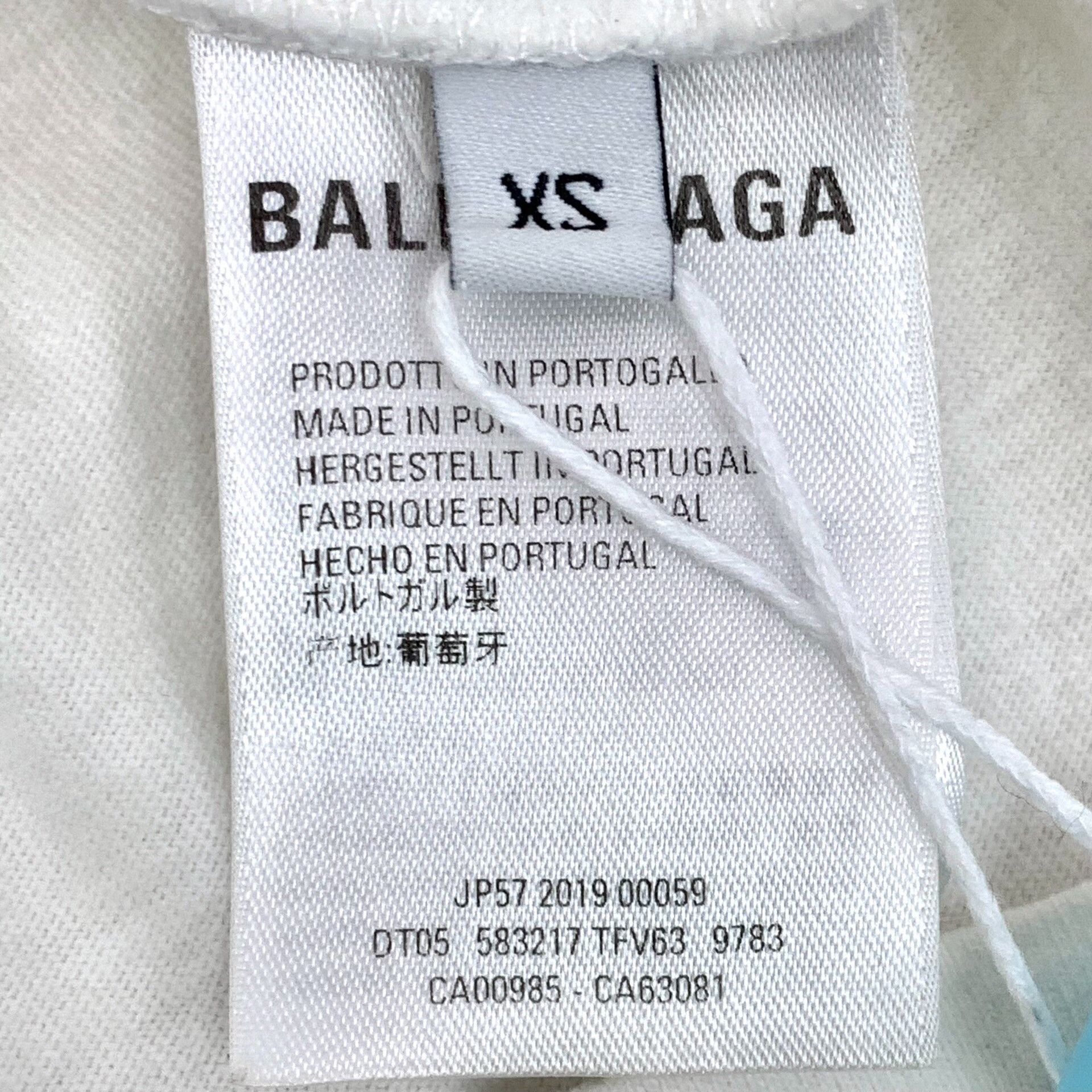 Balenciaga Balenciaga White T-Shirt XS Women Size XS / US 0-2 / IT 36-38 - 8 Thumbnail