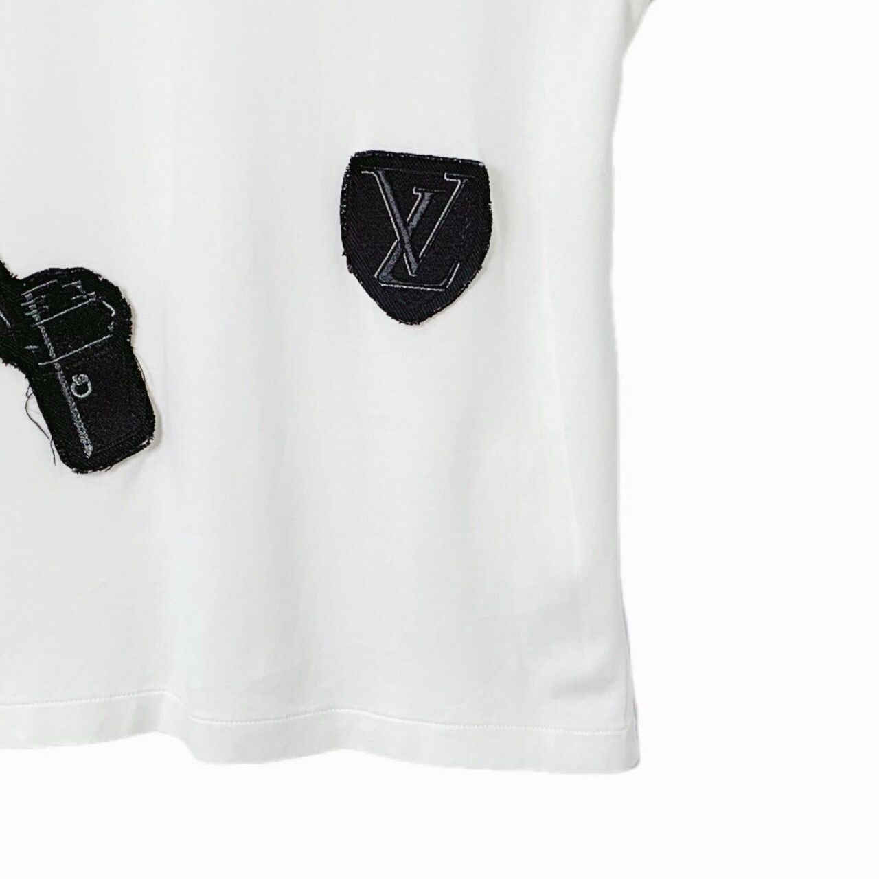 Louis Vuitton Louis Vuitton White T-Shirt M Women Size M / US 6-8 / IT 42-44 - 5 Thumbnail