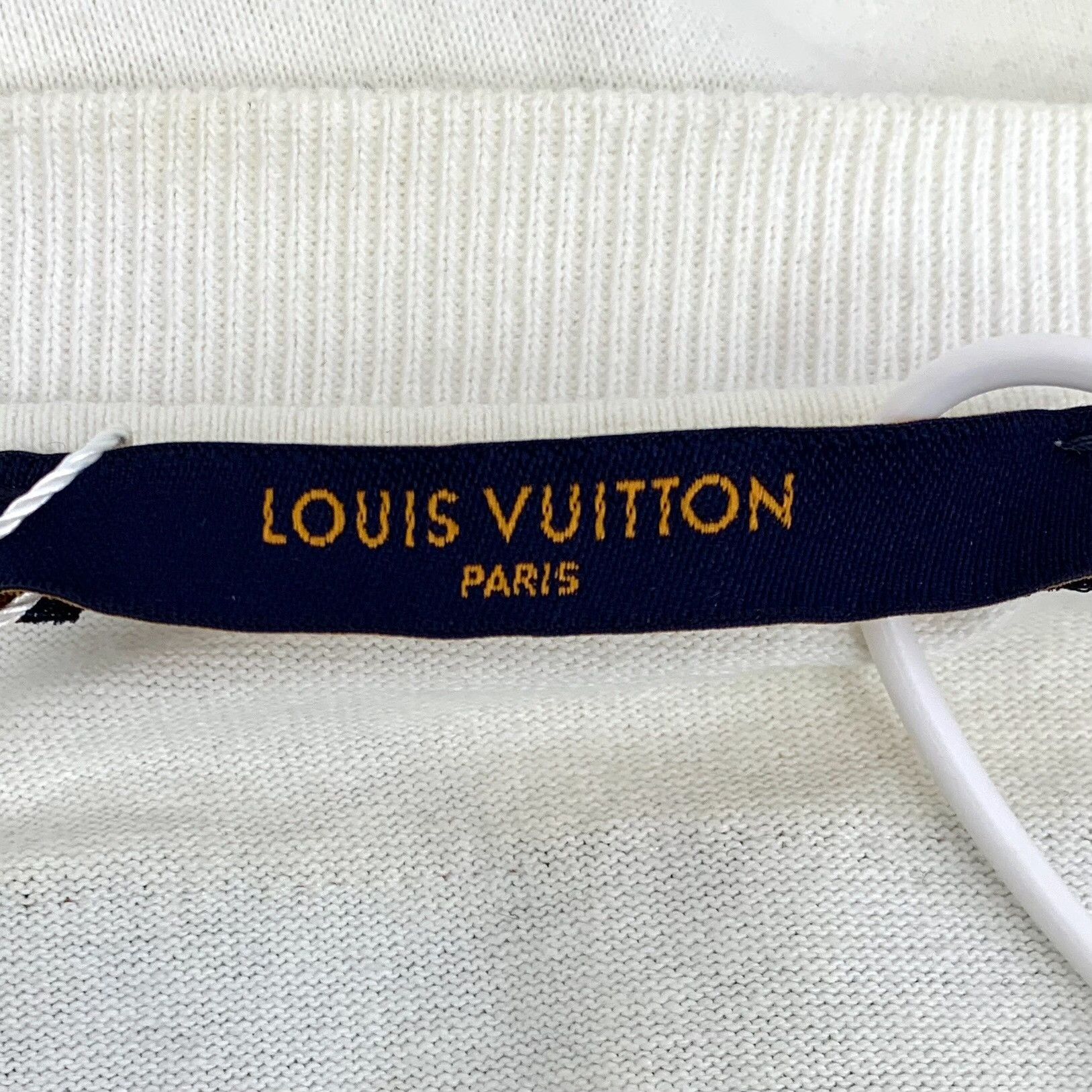 Louis Vuitton Louis Vuitton White T-Shirt L Men Size US L / EU 52-54 / 3 - 6 Thumbnail