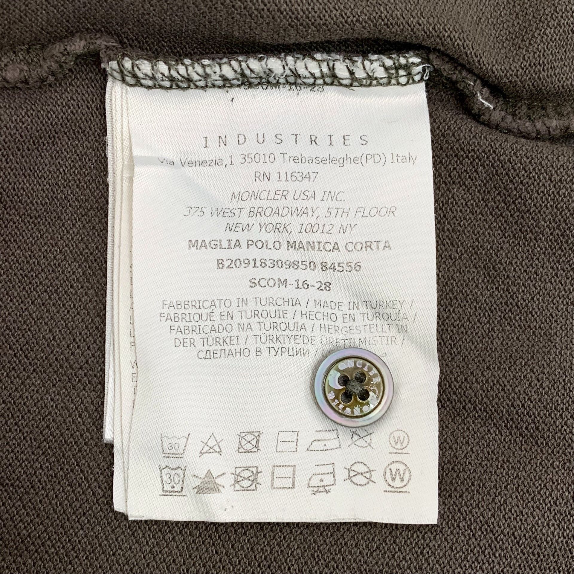 Moncler Moncler Cotton White Polo S Men Size US S / EU 44-46 / 1 - 8 Thumbnail