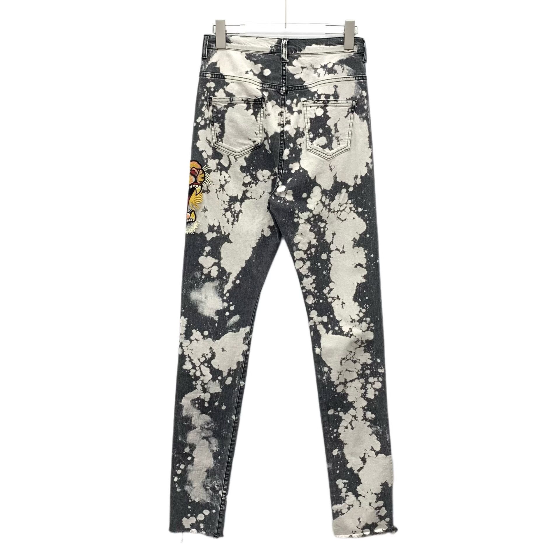 Gucci Gucci Tiger Embroidered Multi Casual Pants 23 Men Size US 32 / EU 48 - 2 Thumbnail