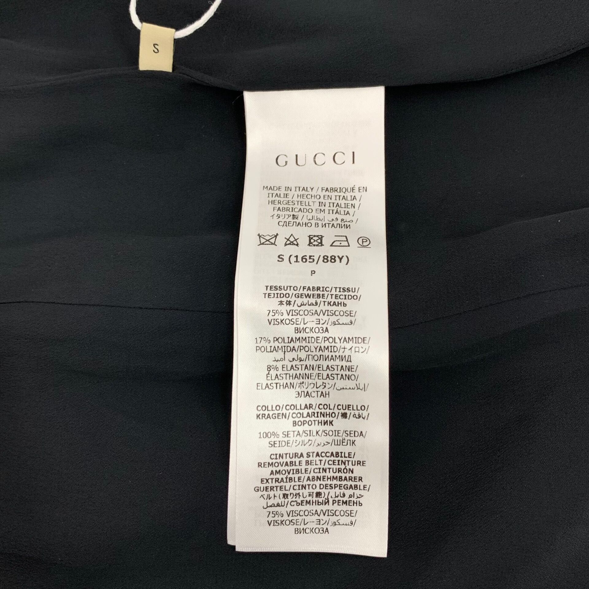 Gucci Gucci Black Dress S Women Size S / US 4 / IT 40 - 8 Thumbnail