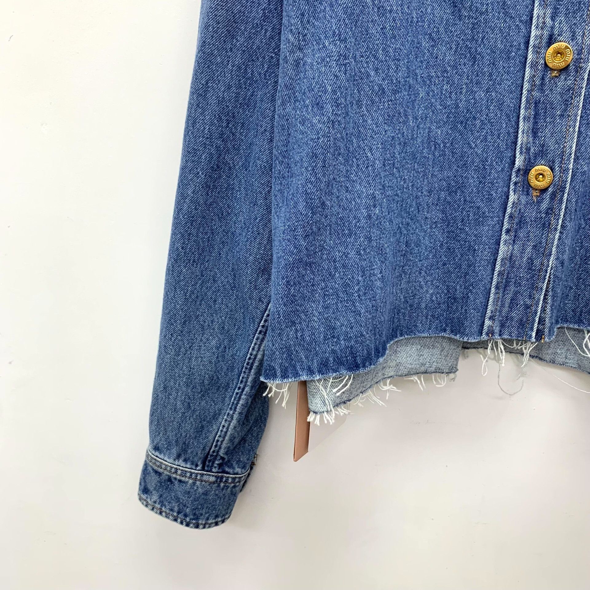Miu Miu Miu Miu Retro Blue Jacket S Women Size S / US 4 / IT 40 - 4 Thumbnail
