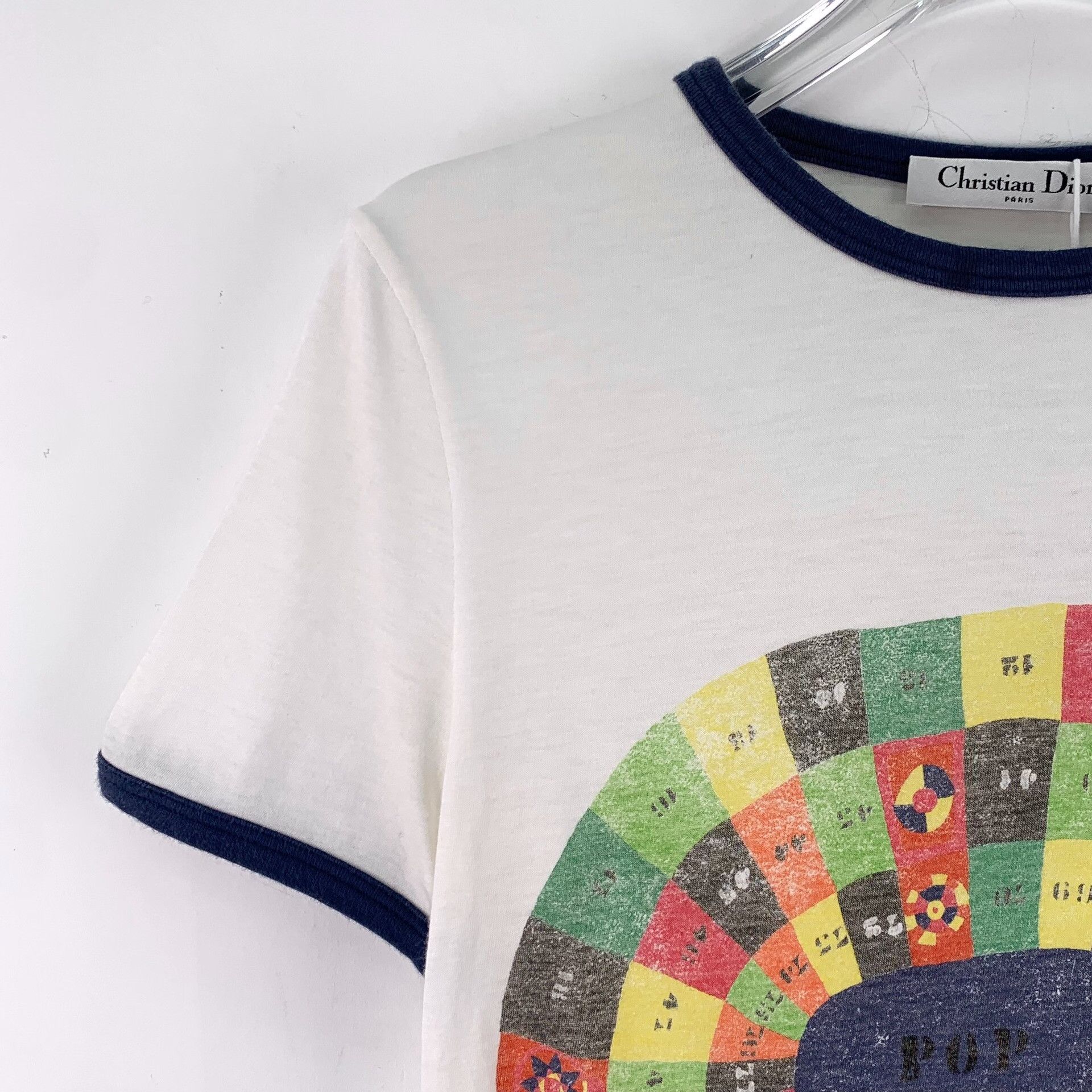 Dior Dior Cotton Printed White T-Shirt S Women Size S / US 4 / IT 40 - 3 Thumbnail
