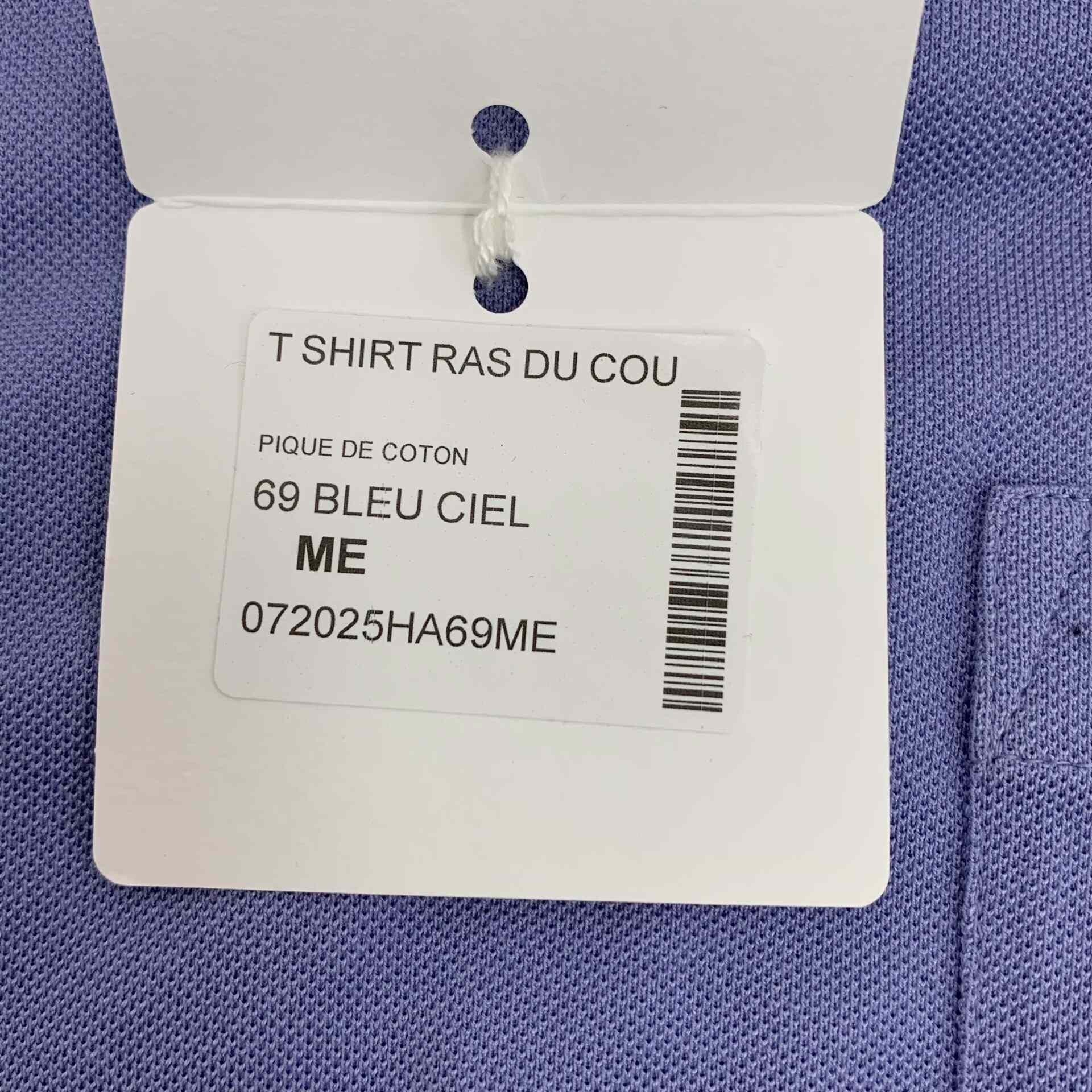 Hermes Hermes Cotton Embroidered Blue T-Shirt M Women Size M / US 6-8 / IT 42-44 - 7 Thumbnail