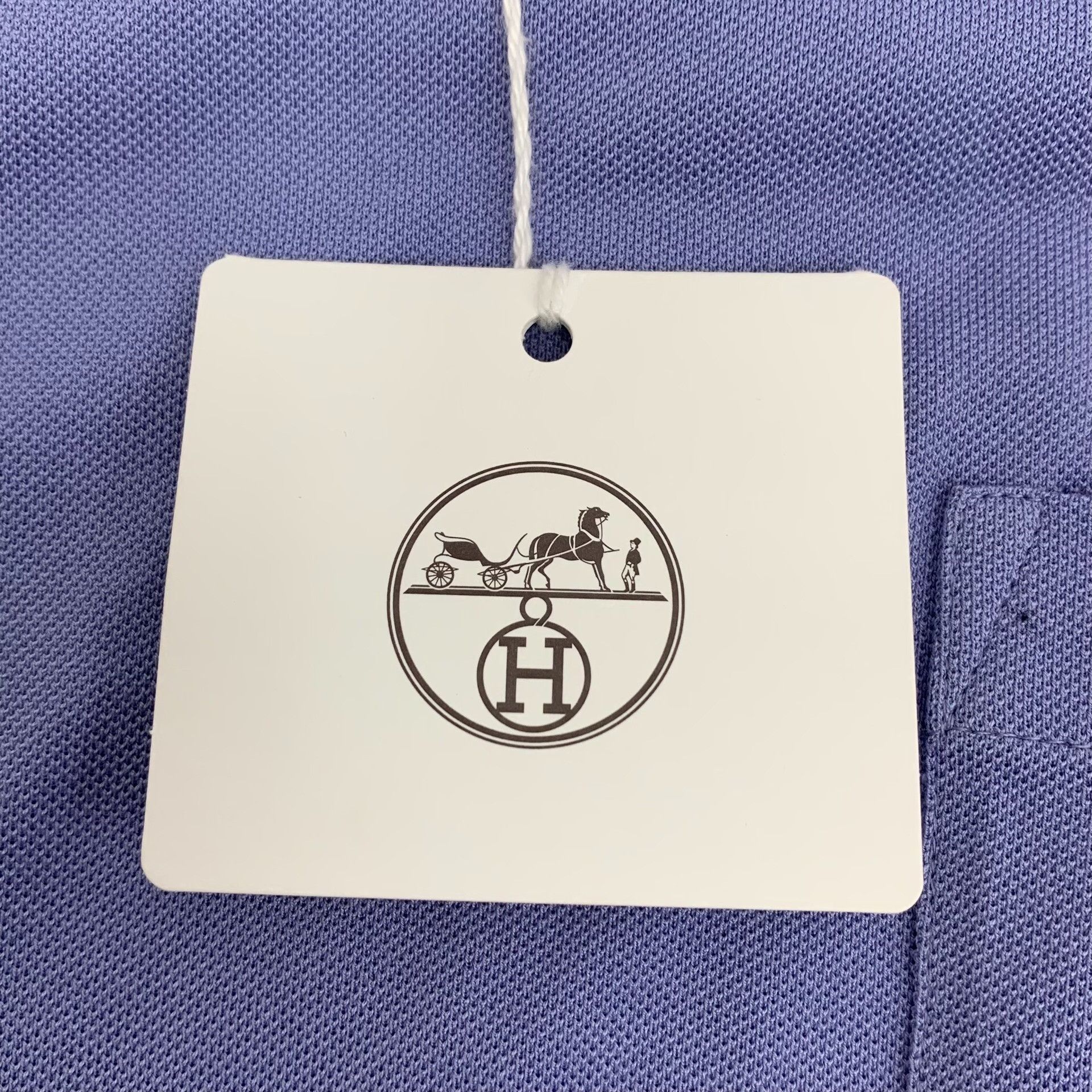 Hermes Hermes Cotton Embroidered Blue T-Shirt M Women Size M / US 6-8 / IT 42-44 - 6 Thumbnail