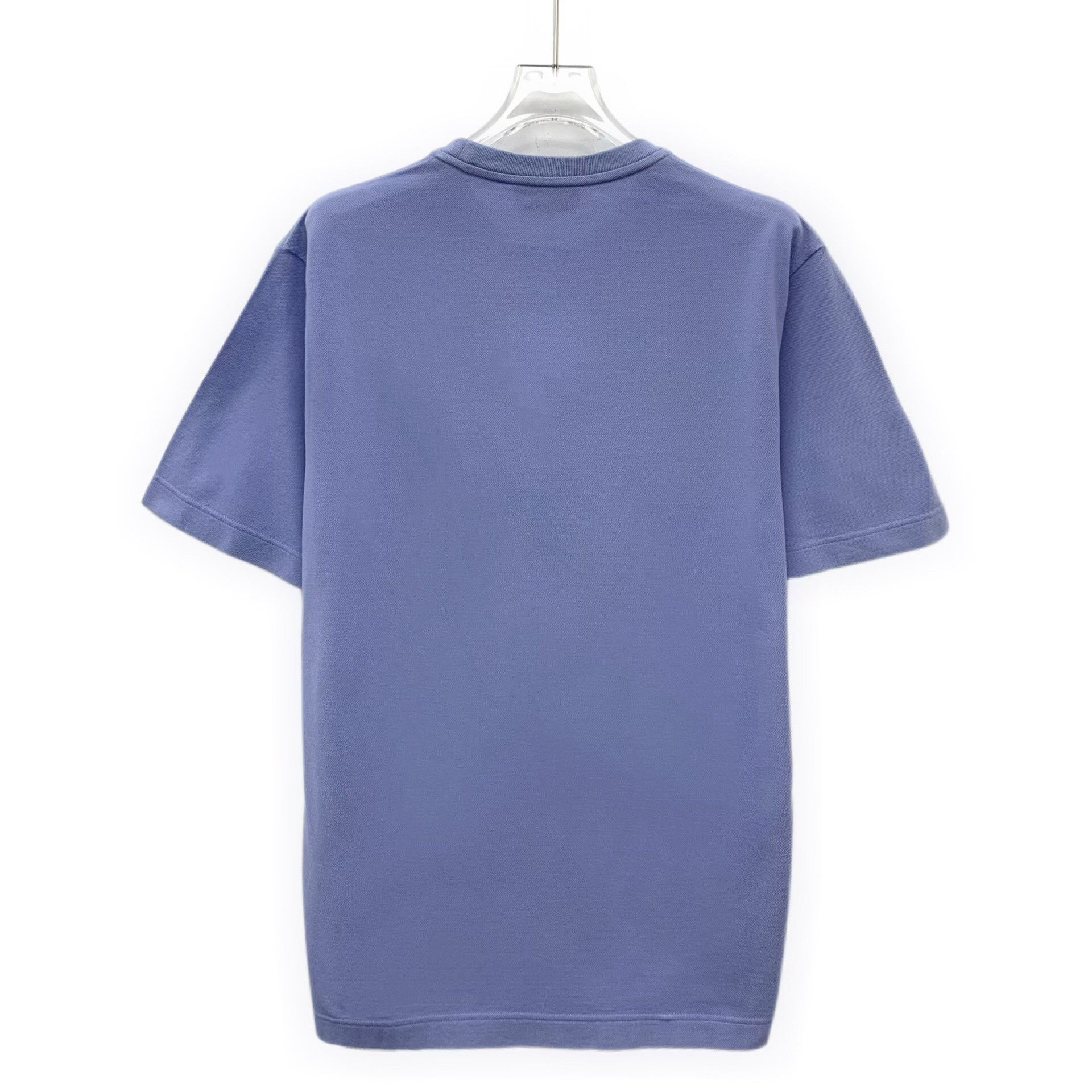 Hermes Hermes Cotton Embroidered Blue T-Shirt M Women Size M / US 6-8 / IT 42-44 - 2 Thumbnail