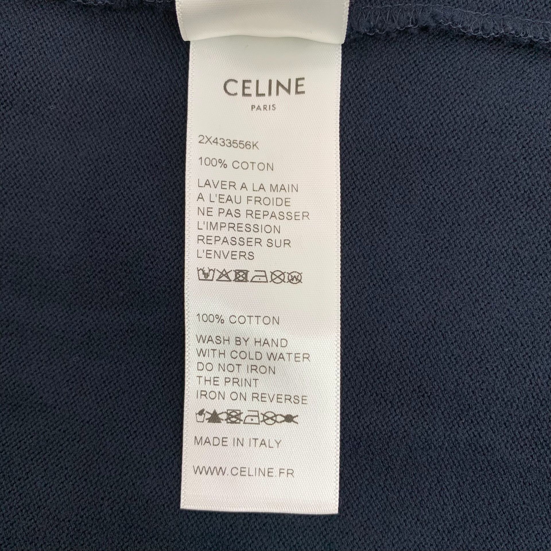 Celine Celine Retro Printed Blue T-Shirt S Women Size S / US 4 / IT 40 - 8 Thumbnail