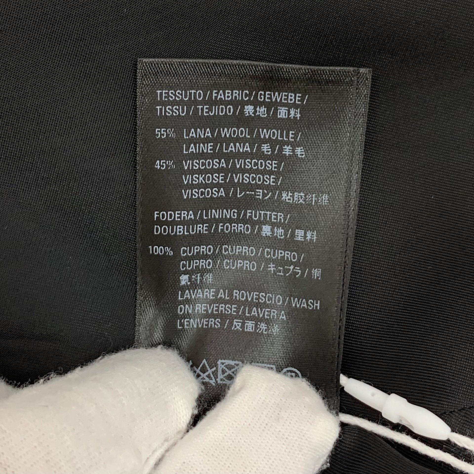 Dior Dior Wool Black Skirt M Women Size 28" / US 6 / IT 42 - 7 Thumbnail