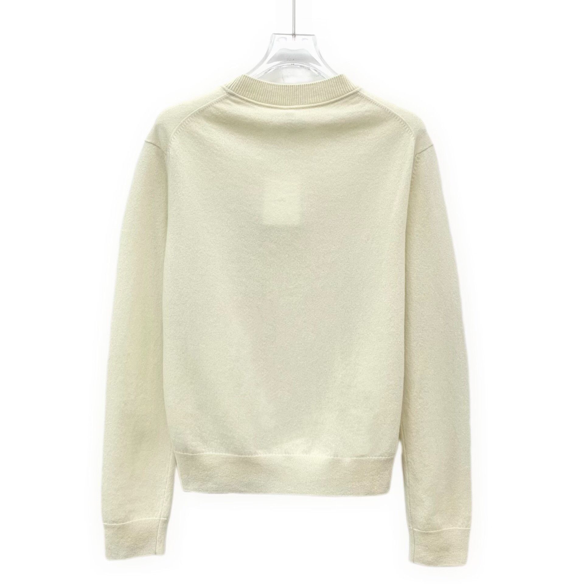 Hermes Hermes Beige Sweater S Women Size S / US 4 / IT 40 - 2 Thumbnail
