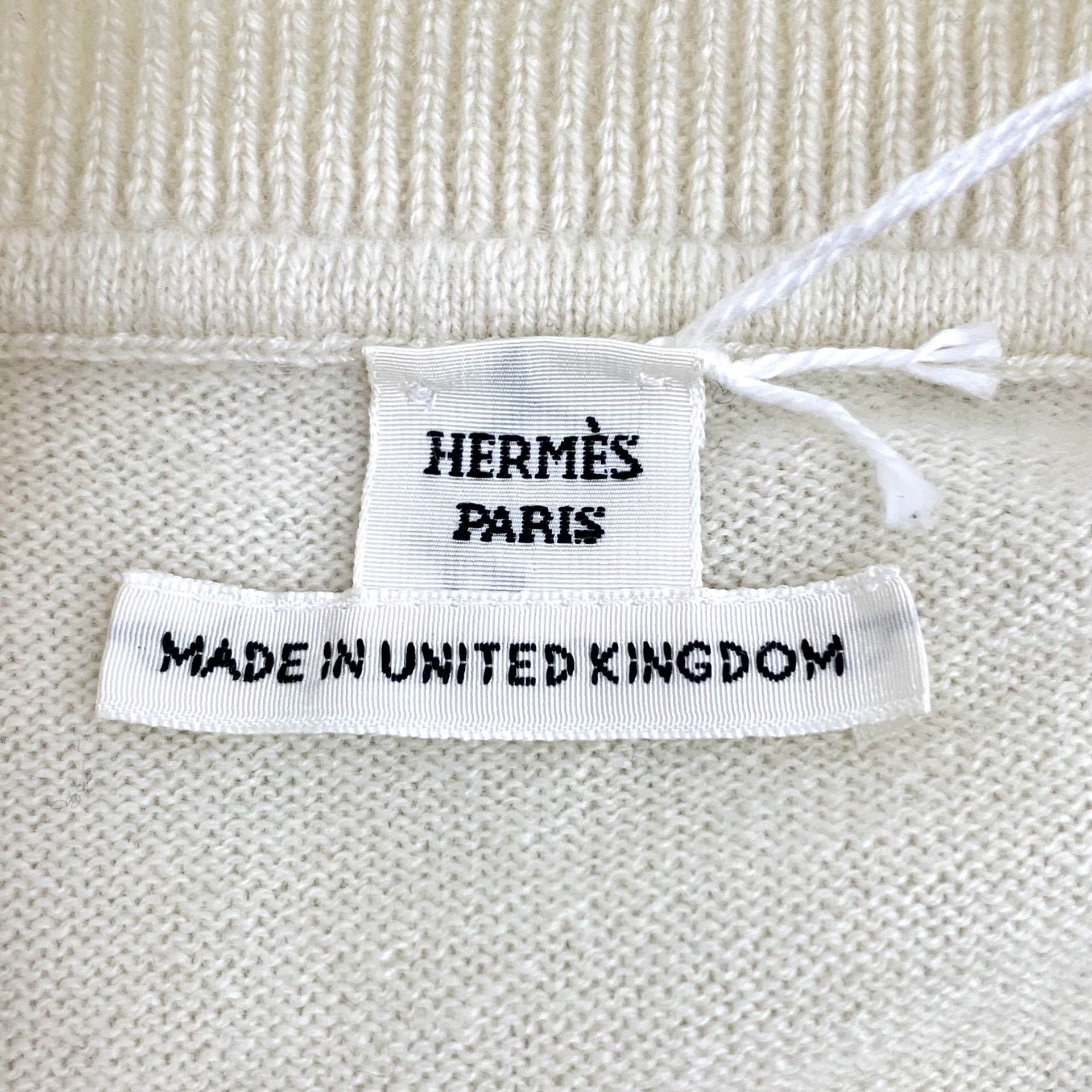 Hermes Hermes Beige Sweater S Women Size S / US 4 / IT 40 - 5 Thumbnail