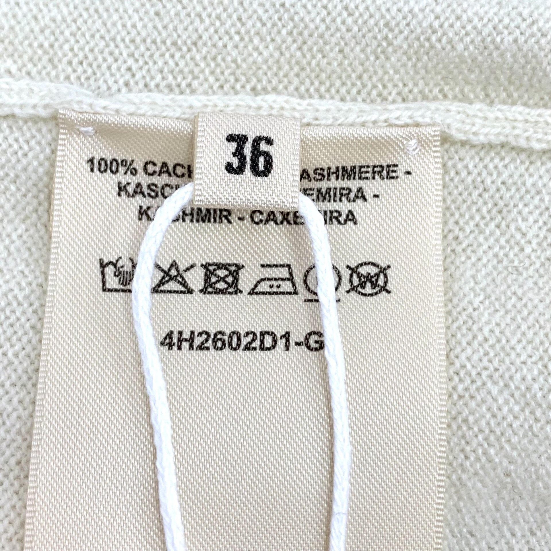 Hermes Hermes Beige Sweater S Women Size S / US 4 / IT 40 - 8 Thumbnail