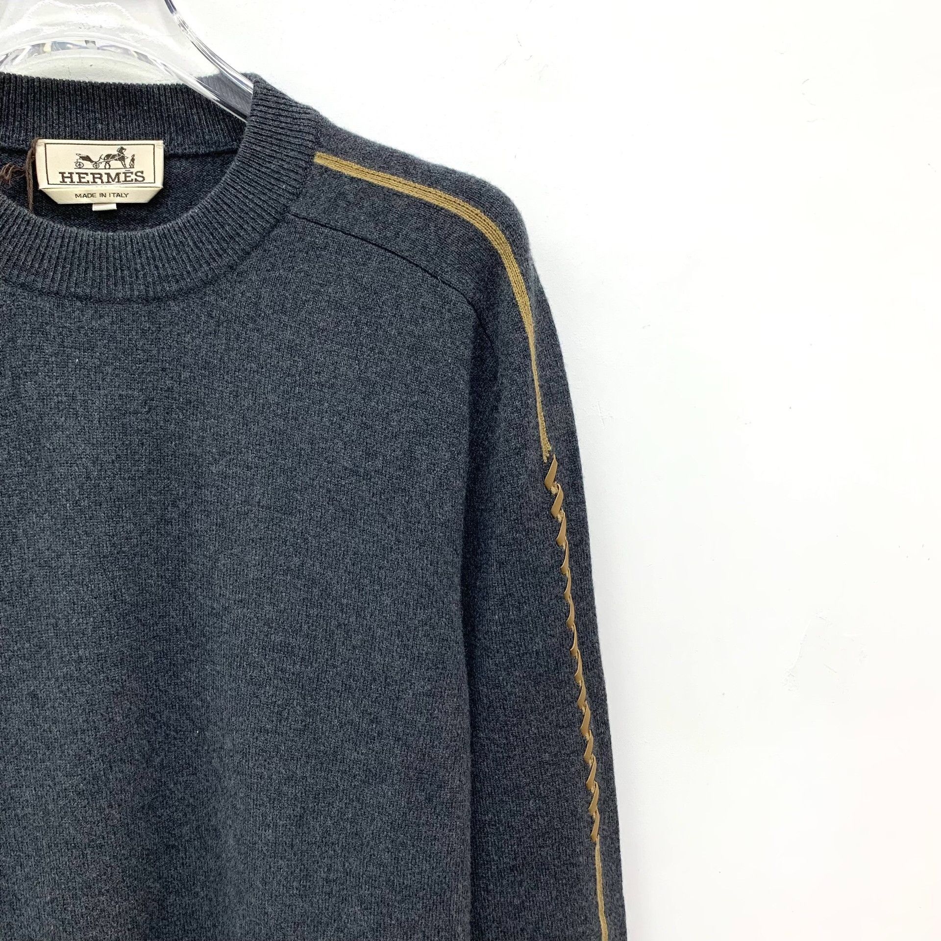 Hermes Hermes Knit Wool Black Sweater M Men Size US M / EU 48-50 / 2 - 3 Thumbnail